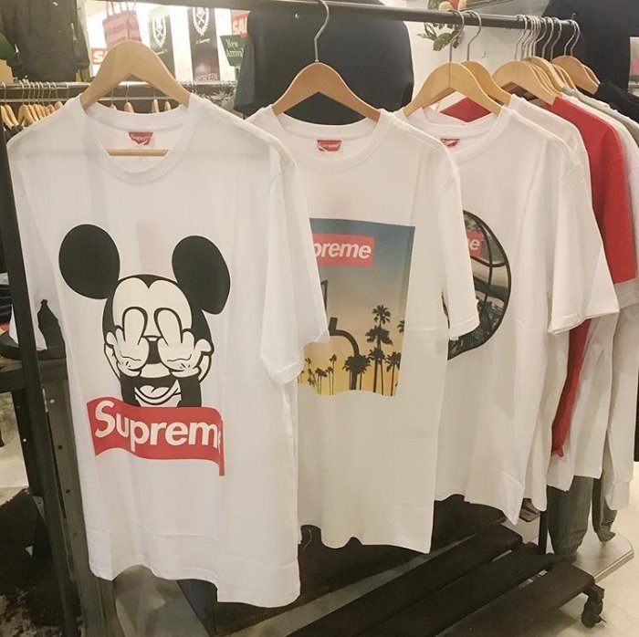 SUPREME 義大利版 男女同款 Tee 現貨