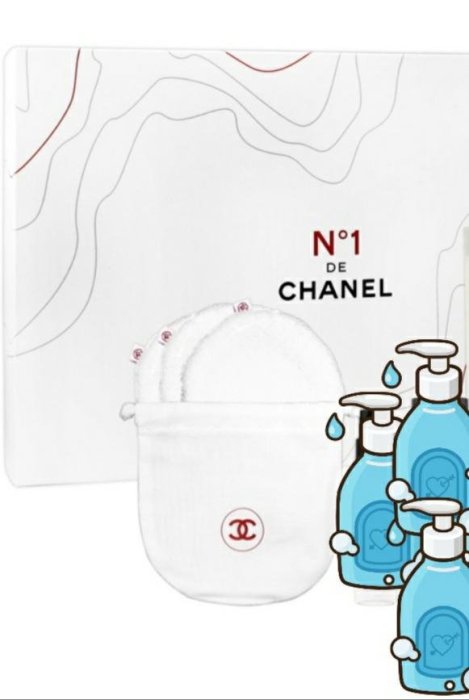 Chanel 香奈兒 紅色山茶花系列 環境友善卸妝棉 卸妝布組