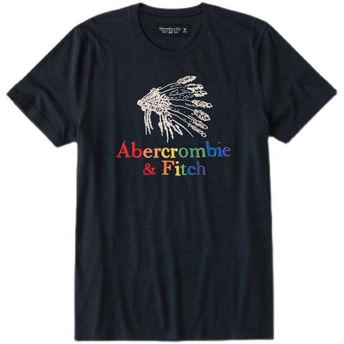Abercrombie & Fitch 新款男夏季AF短袖t恤男士純棉大碼202-水水精品衣櫥