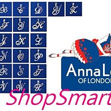 Anna Lou OF LONDON 倫敦品牌 ABC項鍊 玫瑰金個性字母項鍊 925純銀鑲14k玫瑰金