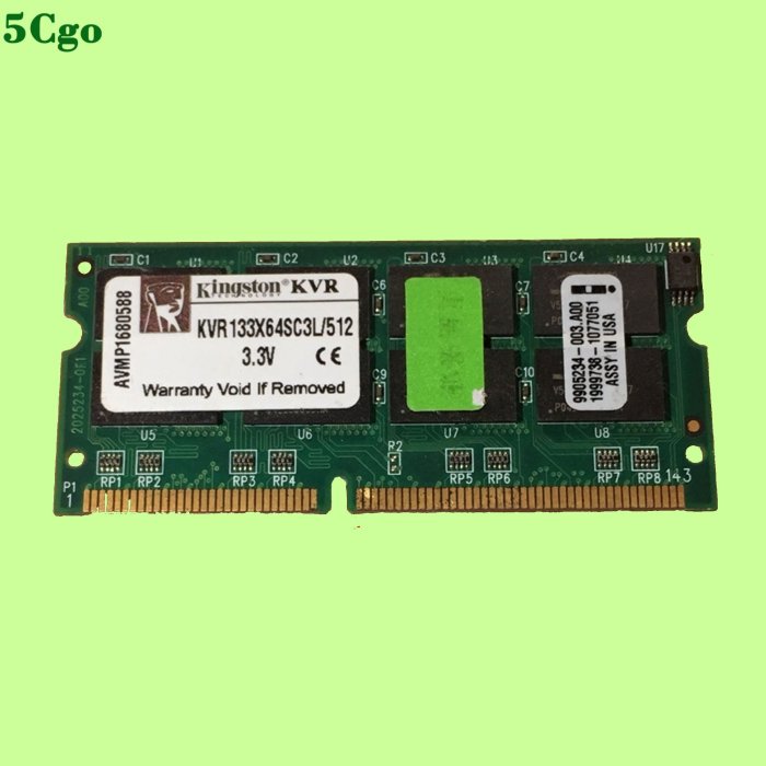 5Cgo【含稅】KVR133X64SC3L金士頓512MB SDRAM PC133 3.3V t635935163081