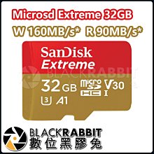 數位黑膠兔【 SanDisk micro SD 記憶卡 32GB 】SDXC 讀寫快速 32GB 4K