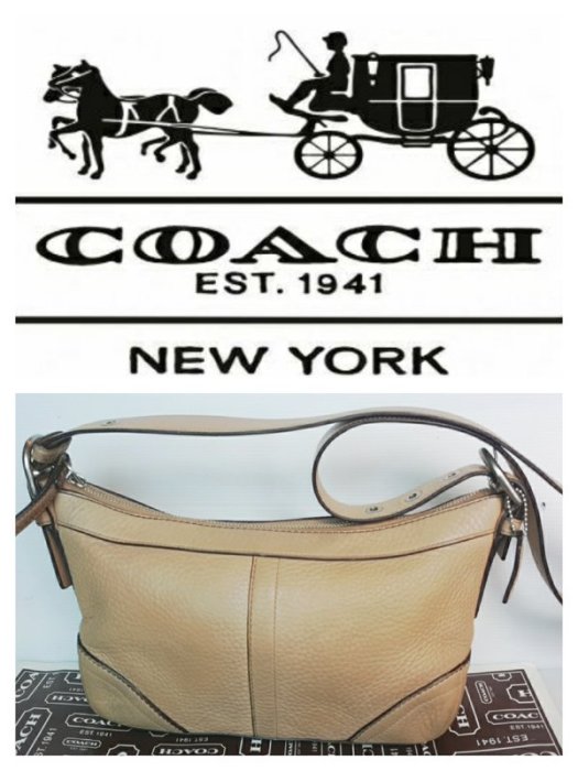 (售?)新 寇馳 COACH三用 厚牛皮 荔枝紋 手提包 肩背包 斜背包$299 1元起標 有LV(勿標)