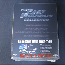 [藍光先生BD] 玩命關頭 1-6 套裝 The Fast And The Furious 限量鐵盒精裝版 (傳訊正版)