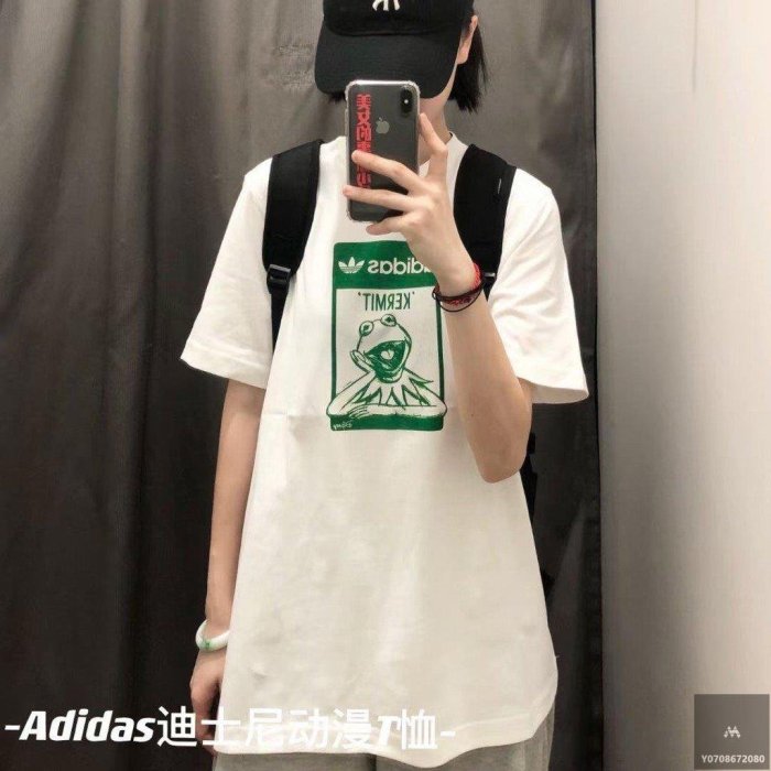 100％原廠Adidas 聯名短袖 t恤 Kermit蛙 大眼仔 奇妙仙子 短T 科米蛙