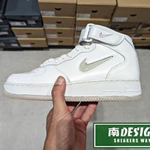 南🔥2023 9月 NIKE AIR FORCE 1 MID '07 中筒 魔鬼氈 男女款 白 DZ2672-101