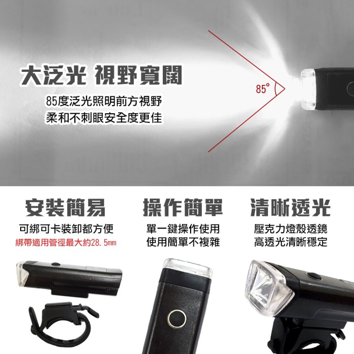 時尚生活//自行車自動感光車前燈 USB前燈充電 智能感光手電筒 腳踏車燈 單車燈 自行車燈