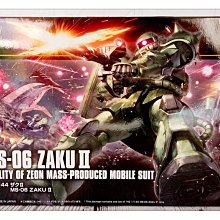 =海神坊=日本製 615459 HG 1/144 MS-06 ZAKU 薩克 II 拼裝模型 DIY組裝 鋼彈 益智玩具