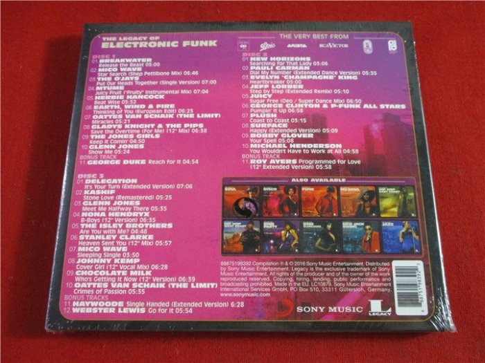 The Legacy Of Electronic Funk 3CD 歐*不拆 倉614