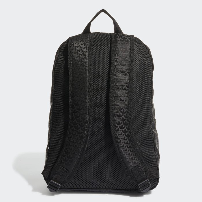 南🔥2022 10月  ADIDAS OG BACKPACK 後背包 雙肩包 滿版 口袋 三葉草 黑 HK0131