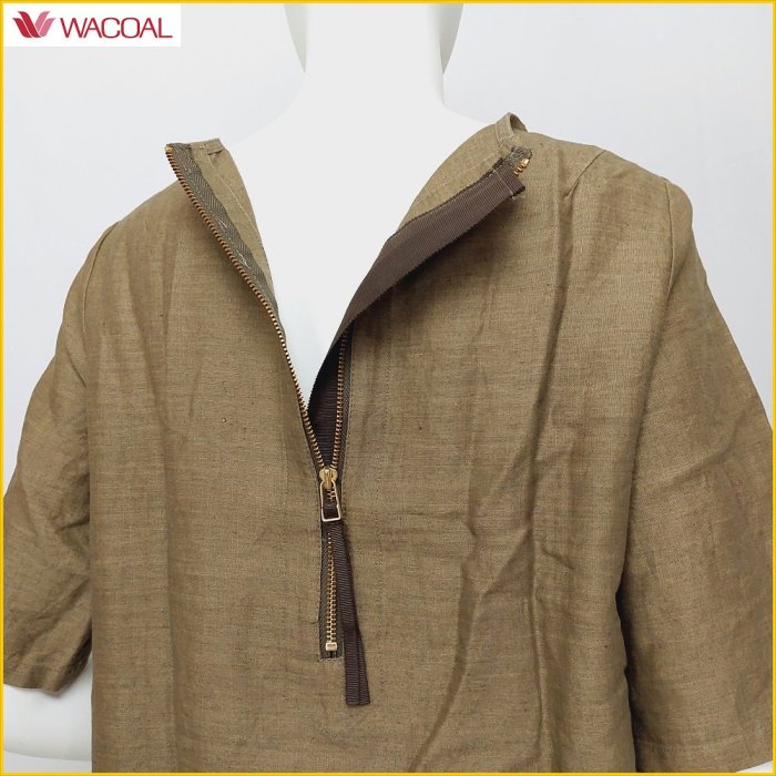 日本二手衣✈️Wacoal 華歌爾 日本製 近新品 麻 短袖上衣 日本 WACOAL 女 M號 短袖棉麻衫 A1510W