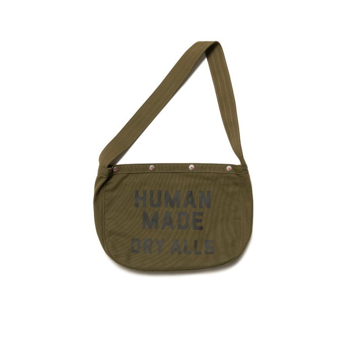 小鹿♥臻選】2021AW HUMAN MADE PAPERBOY BAG 側背包帆布包狗愛心