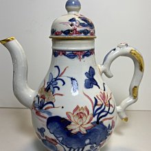 1736年至1795年 乾隆時期   青花五彩 執壺