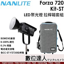 【數位達人】南光 Nanlite Forza 720 Kit-ST LED聚光燈【拉桿箱套組】閃燈 棚燈 補光燈／5600K／保榮卡口／800W