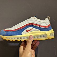 南◇2022 5月 NIKE Air Max 97 運動 休閒 男款 米色 藍紅 拼接 氣墊 DV1486-162