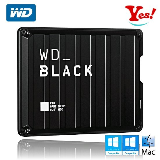 【Yes❗️公司貨】WD 威騰 BLACK P10 Game 2TB XBOX PS PRO PS4 遊戲 行動硬碟