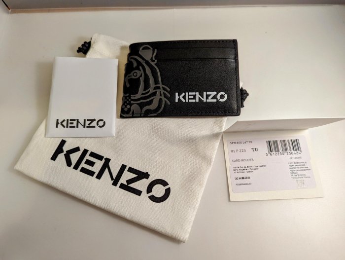 [ PS ] ❤️ 現貨 KENZO 新一季虎頭印花 真皮卡夾名片夾 高田賢三 法國精品 情人 生日禮物