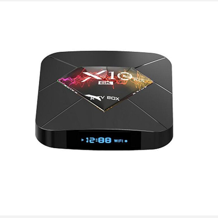 x10 plus 機頂盒安卓9.0 H6晶片 4G64GB 4k高清網絡播放器tvbox