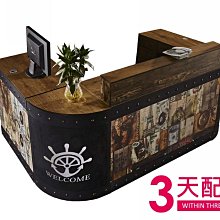 【設計私生活】魯夫7尺ㄇ型組合多功能桌、收銀櫃台(部份地區免運費)106A
