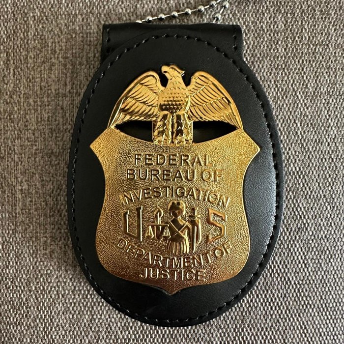 複刻 BADGE FBI 探員警徽 FBI特工徽章 純銅高品質 現貨在台 生日禮物角色扮演畢業禮物 情人節 美國影集周邊