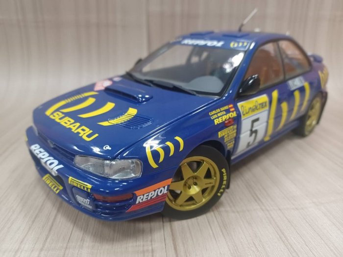 宗鑫 全新開模 Kyosho KY08962B Subaru Impreza STi WRC 蒙地卡蘿站 1994