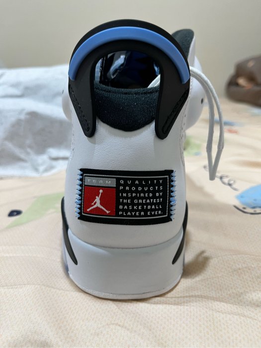 Nike Jordan 6 球鞋北卡藍美國10號