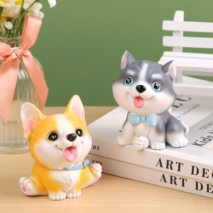 狗狗可愛桌面創意擺件裝飾擺設治愈系小眾禮品可愛小禮物