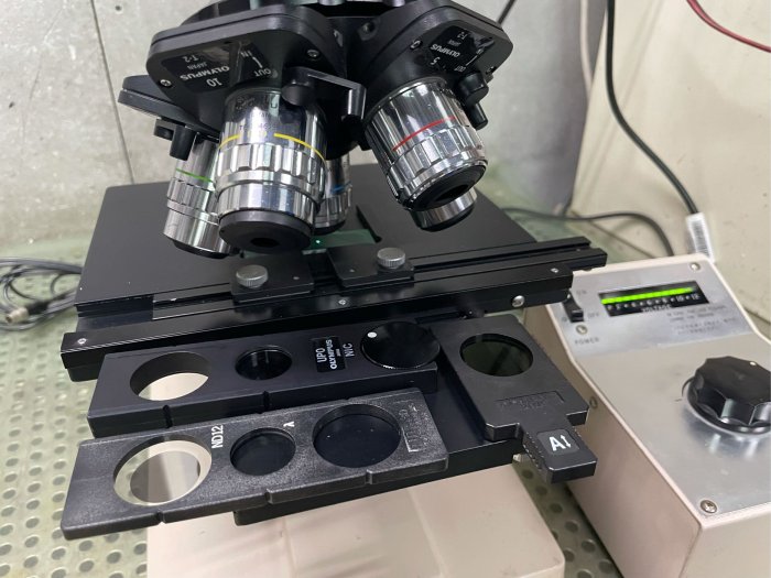 Olympus BH2 BF DF Material Microscope三眼偏光金相顯微鏡
