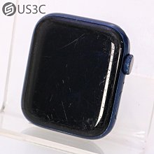 【US3C-高雄店】【一元起標 故障機】公司貨 Apple Watch 6 44mm GPS版 藍色 鋁合金錶殼 蘋果手錶 智慧型手錶 智能穿戴