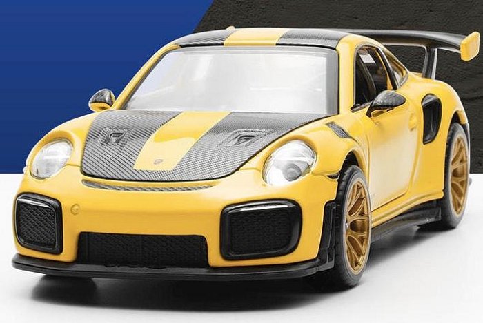 「車苑模型」彩珀 1:32 Porsche 911 GT2 RS 聲光 開門