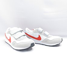 NIKE MD VALIANT PSV 中童 休閒鞋 魔鬼氈 CN8559020 白灰紅【iSport】