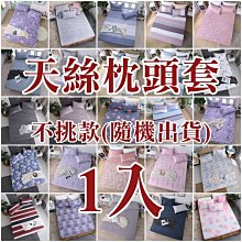 【BEST寢飾】天絲枕頭套 美式枕套 頂級天絲 TENCEL 不挑款/隨機出貨 現貨