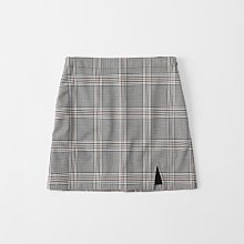 Maple麋鹿小舖 Abercrombie&Fitch ＊ AF  灰色基本款格紋短裙 ＊ ( 現貨S號 )