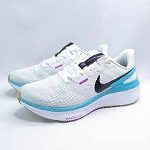 NIKE DJ7884103 男女 慢跑鞋 W Air Zoom Structure 25 白綠黑【iSport愛運動】