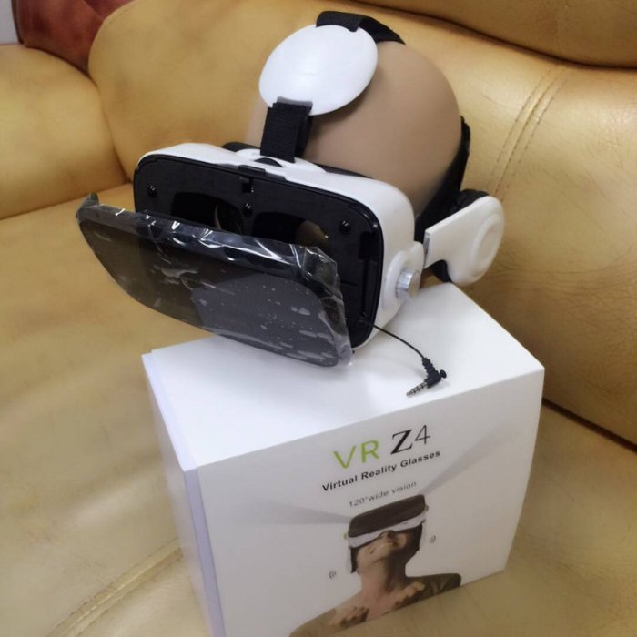 4代頭戴式手機3D眼鏡  Z4 VR虛擬現實眼鏡 智慧影院遊戲 頭盔 1208