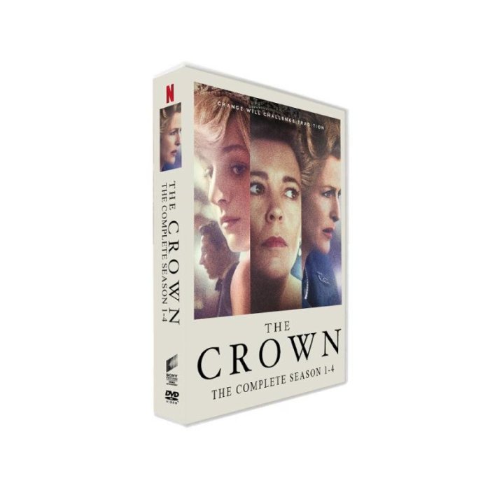 王冠 1-4合集 The Crown  16DVD  高清美劇 英文發音