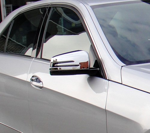 IDFR ODE 汽車精品 BENZ E C207 Coupe 09-13 鍍鉻後視鏡蓋 電鍍後照鏡蓋