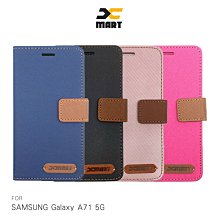 強尼拍賣~XMART SAMSUNG A71 5G 斜紋休閒皮套  掀蓋 可立 插卡 磁扣