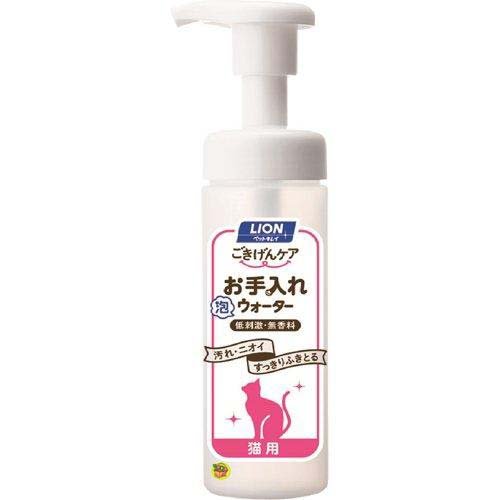 【JPGO】日本製 獅王LION 貓用 低刺激 乾洗泡沫清潔液 洗毛液 150ml~無香料#881