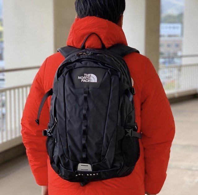 2019新款the north face TNF Hot Shot 後背包迷彩軍綠黑包supreme 日版