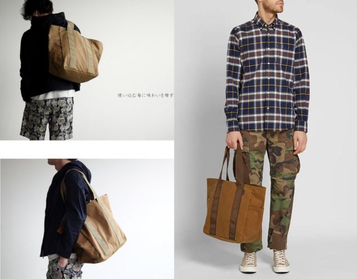 復刻 FILSON 70391 Large Grab N Go 上蠟帆布 大型 手提袋 托特包 雲杉綠 深卡其