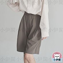 小伊閣 =休閑褲短褲女夏薄款 新款韓版小眾款寬松五分褲運動中褲女