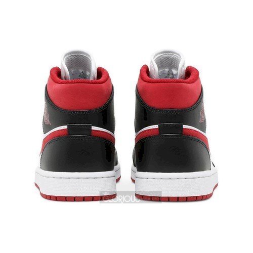 免運Air Jordan 1 Mid “Metallic Red” 金屬紅554724-122 運動鞋【GL 