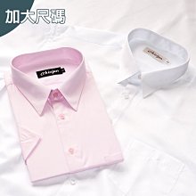 【CHINJUN/35系列】大尺碼 抗皺襯衫-短袖、18.5吋、19.5吋、20.5吋