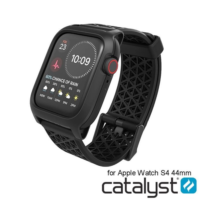 新版 現貨秒出 CATALYST FOR APPLE WATCH S4 / S5 44mm耐衝擊防摔保護殼(含錶帶)