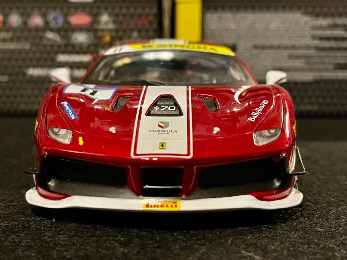 -78車庫- 現貨 1/24 Maisto Bburago Ferrari 488 Challenge 法拉利 賽道