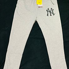 貳拾肆棒球-日本帶回美國職棒大聯盟MLB紐約洋基休閒褲/Ｌ size/ majestic 製作/ 灰