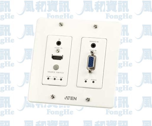 ATEN VE2812UST HDMI & VGA HDBaseT US蓋板視訊傳送器【風和資訊】