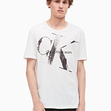 ☆【CK男生館】☆【Calvin Klein LOGO印圖短袖T恤】☆【CK001Y8】(S)