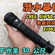 Flaming Fire 潛水暴徒FR-D2S 使用CREE XHP-50最新2代LED四核心 潛水手電筒2100LM